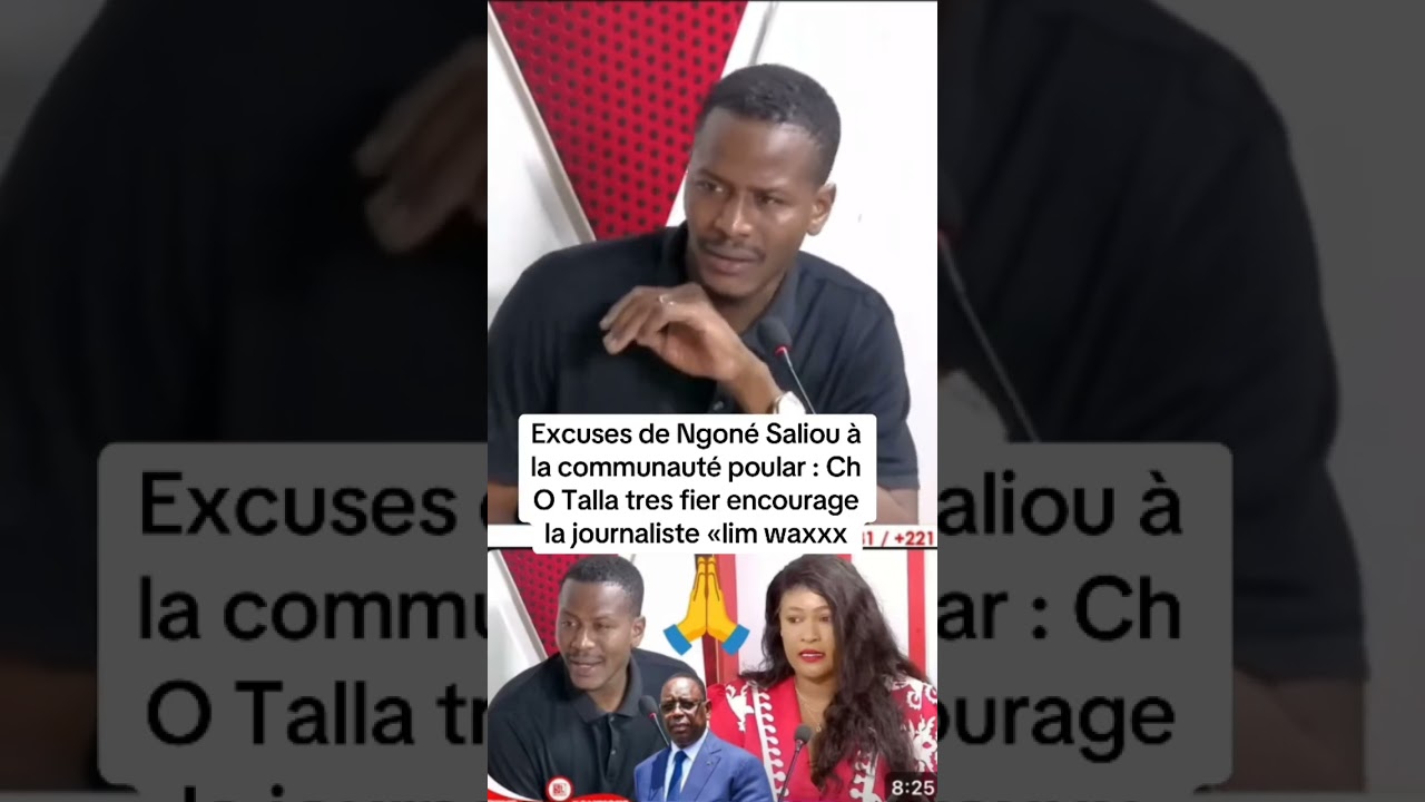 Ngone Saliou et ses excuses CH. O Talla qui l'encourage pour son courage