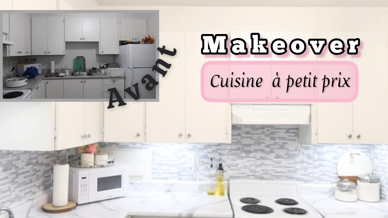 ✨Je refais ma cuisine + D&eacute;coration &eacute;pur&eacute;e / Extr&ecirc;me kitchen Makeover / 🛠 R&eacute;novation cuisine rapide