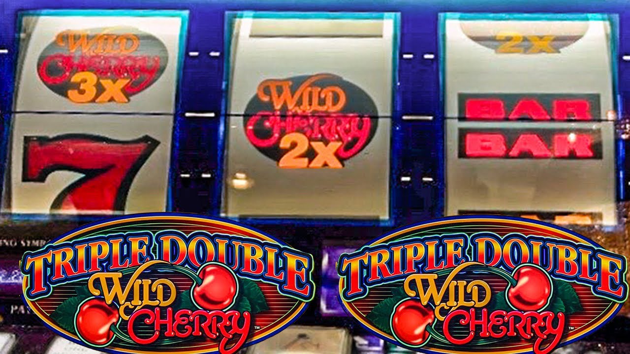 Old School Triple Double Wild Cherry Classic 3 Reel Slot