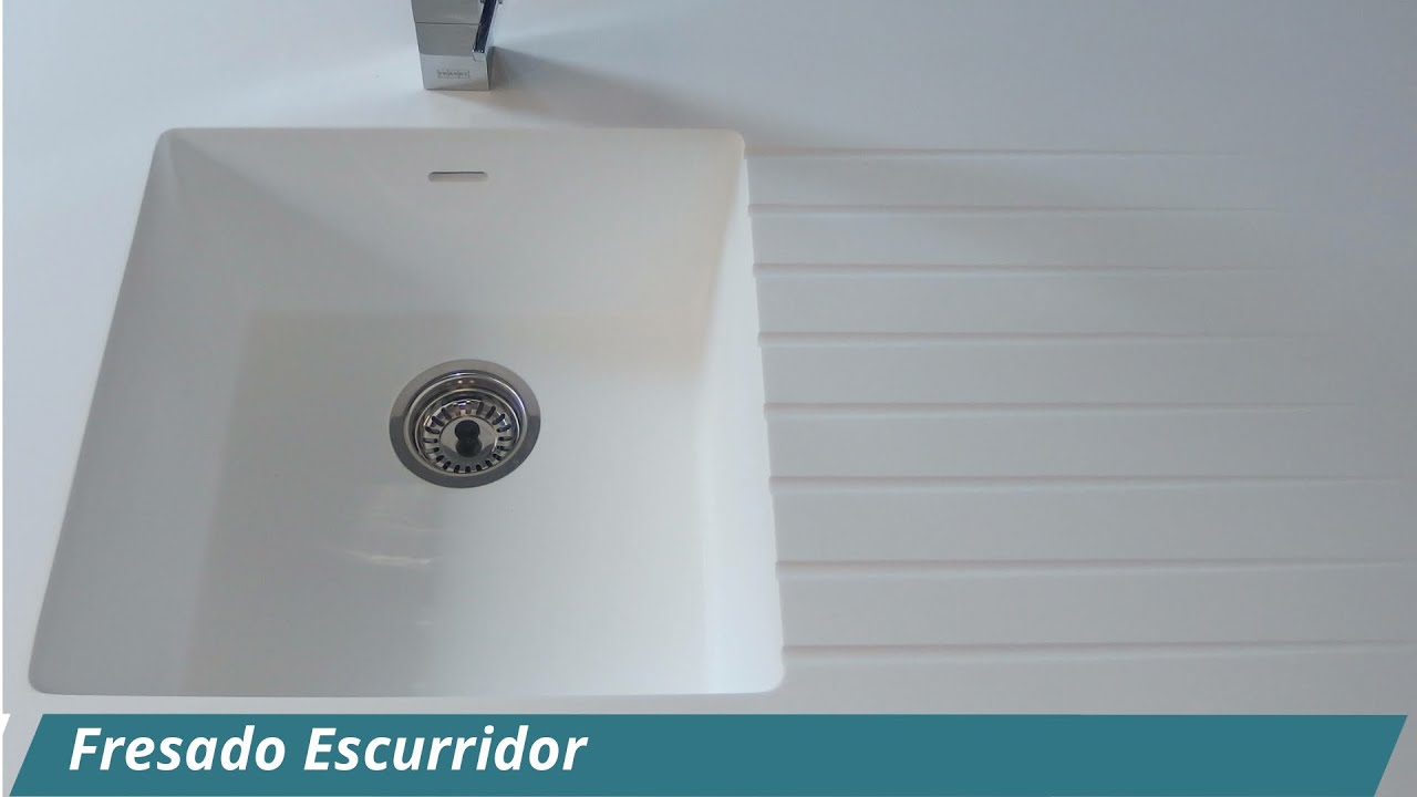 Solid Surface Fresado de Escurridor - Curso Online Tema 21
