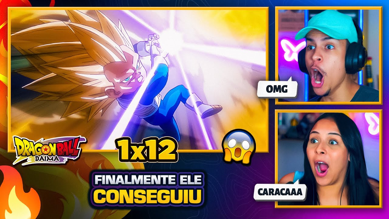 VEGETA SUPER SAYAJIN 3 | Dragon Ball Daima EP 12 | [Casal Jounin React] 🔥