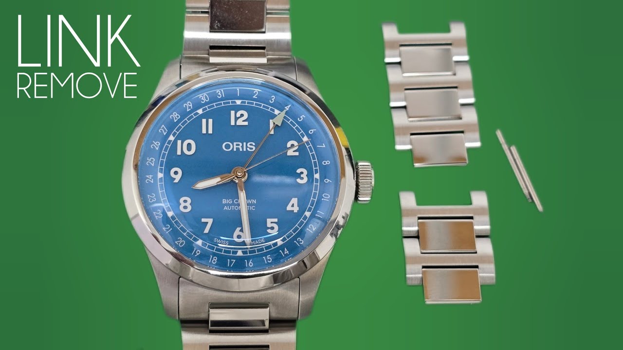 Как удалить звенья на часах ORIS Big Crown. @SolimBD