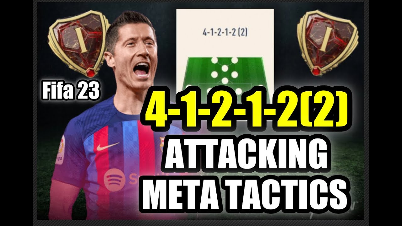 *Best!*🤯 How these 4-1-2-1-2(2) tactics are crazy to counter attack in Fifa 23!