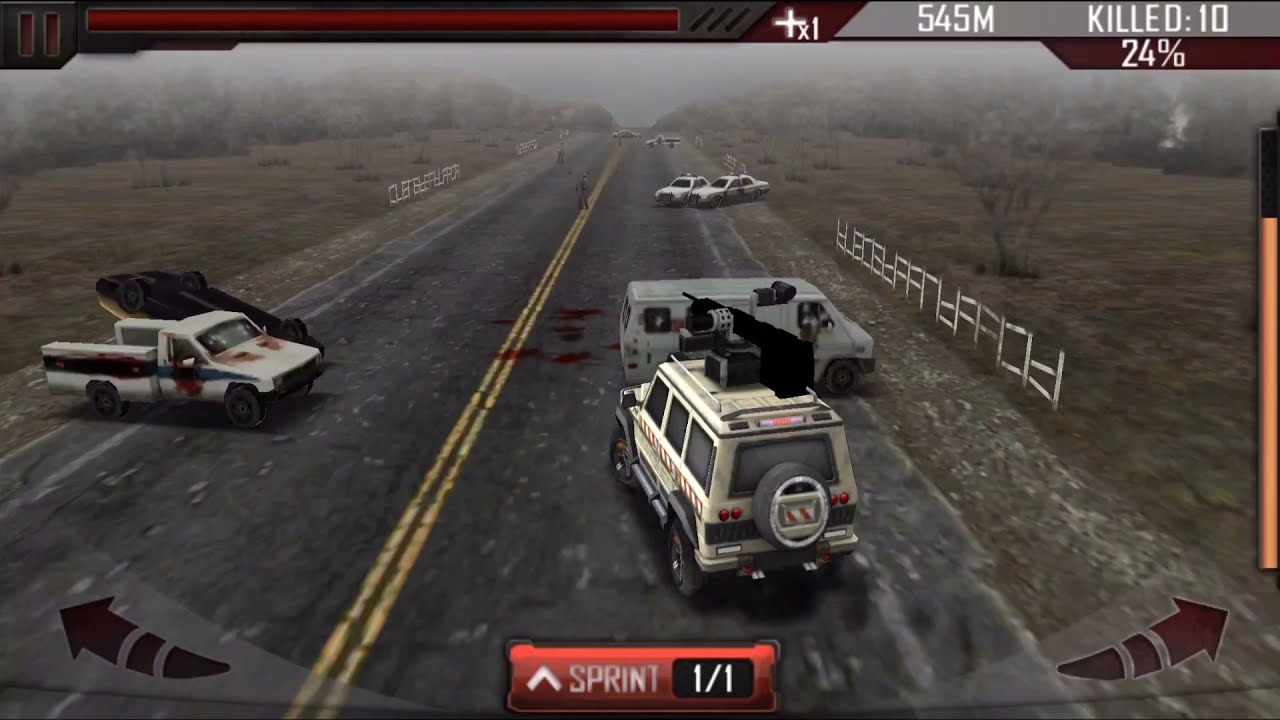 Zombie Roadkill - Level 1 Mission 1-2 Complete Walkthrough Gameplay Part 1