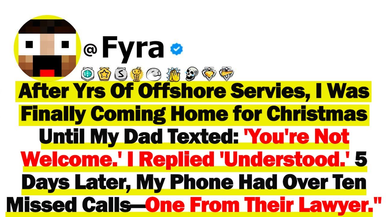 After Yrs Of Offshore Service, I Was Finally Coming Home for Christmas—Until My Dad Texted 'You're..