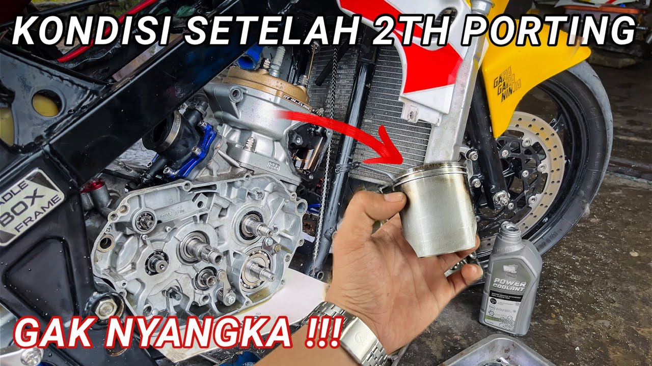 Beginilah Kondisi Mesin Ninja Setelah Diporting! Nambah Power atau Malah Rontok?