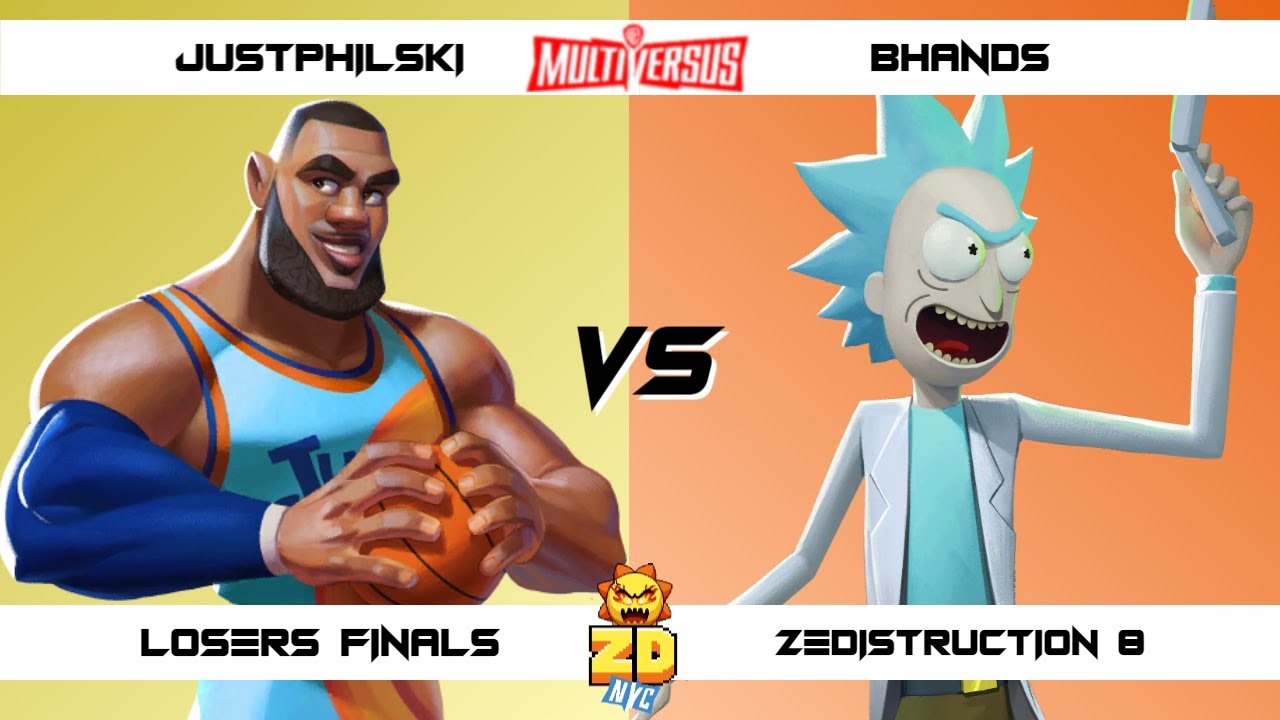 ZEDISTRUCTION 8 Losers Finals Bhands (Rick) vs JustPhilski (LeBron) MultiVersus Tournament