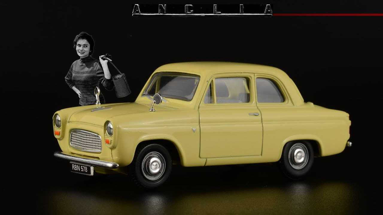 Сделано в Англии: Ford Anglia 100E 1957 &bull; Vanguards &bull; Made in England by Lledo &bull; Масштаб 1:43 1950s