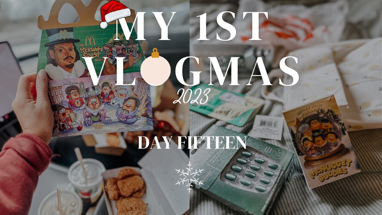 MY FIRST VLOGMAS 2023: Day 15 | McDonald's Kerwin Frost Box unboxing, Target/Ulta shopping & haul
