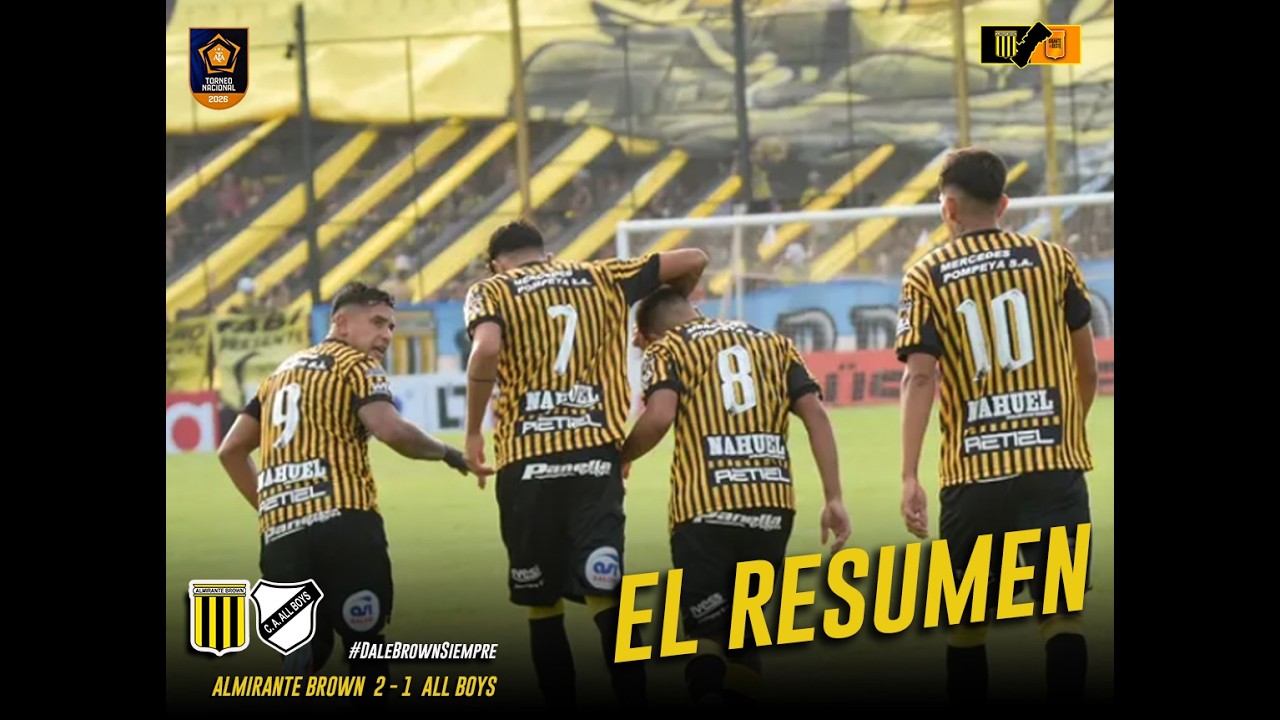 ALMIRANTE BROWN 2 - 1 ALL BOYS | EL RESUMEN | http://giganteoeste.blogspot.com