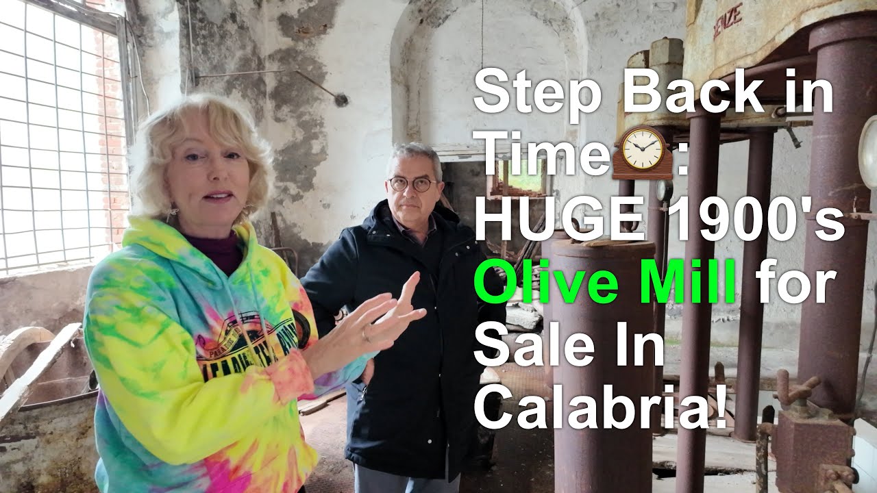 Spectacular 1900's Olive Mill for Sale in Italy: Renovate Into Your Italian🇮🇹 Dream Home!