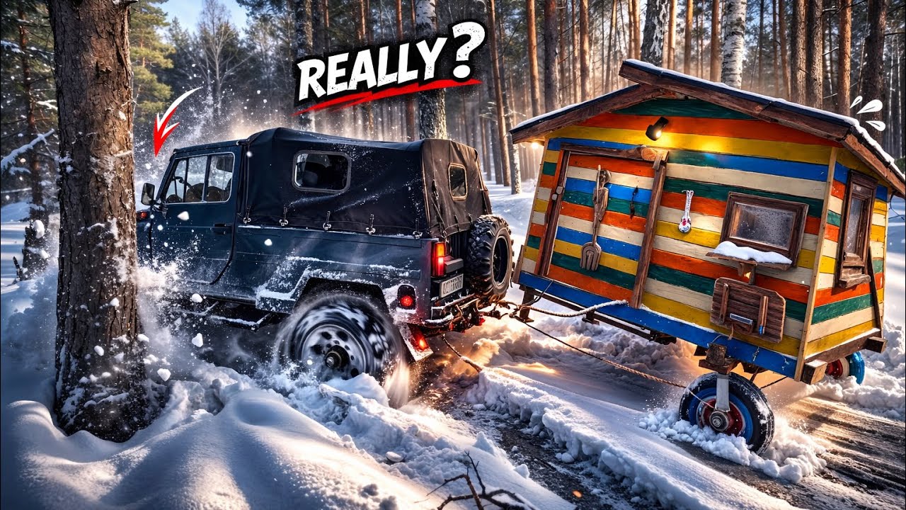 Выживет ли джип? Справится ли кемпер? Я построил кемпер, но...