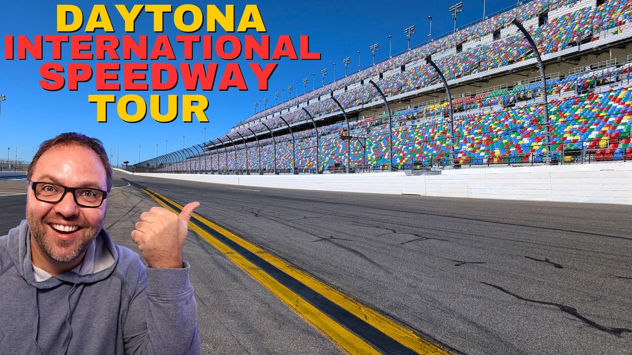 Экскурсия по автодрому Daytona International Speedway: Присоединяйтесь к нам! (Трасса, пит-лейн, ...