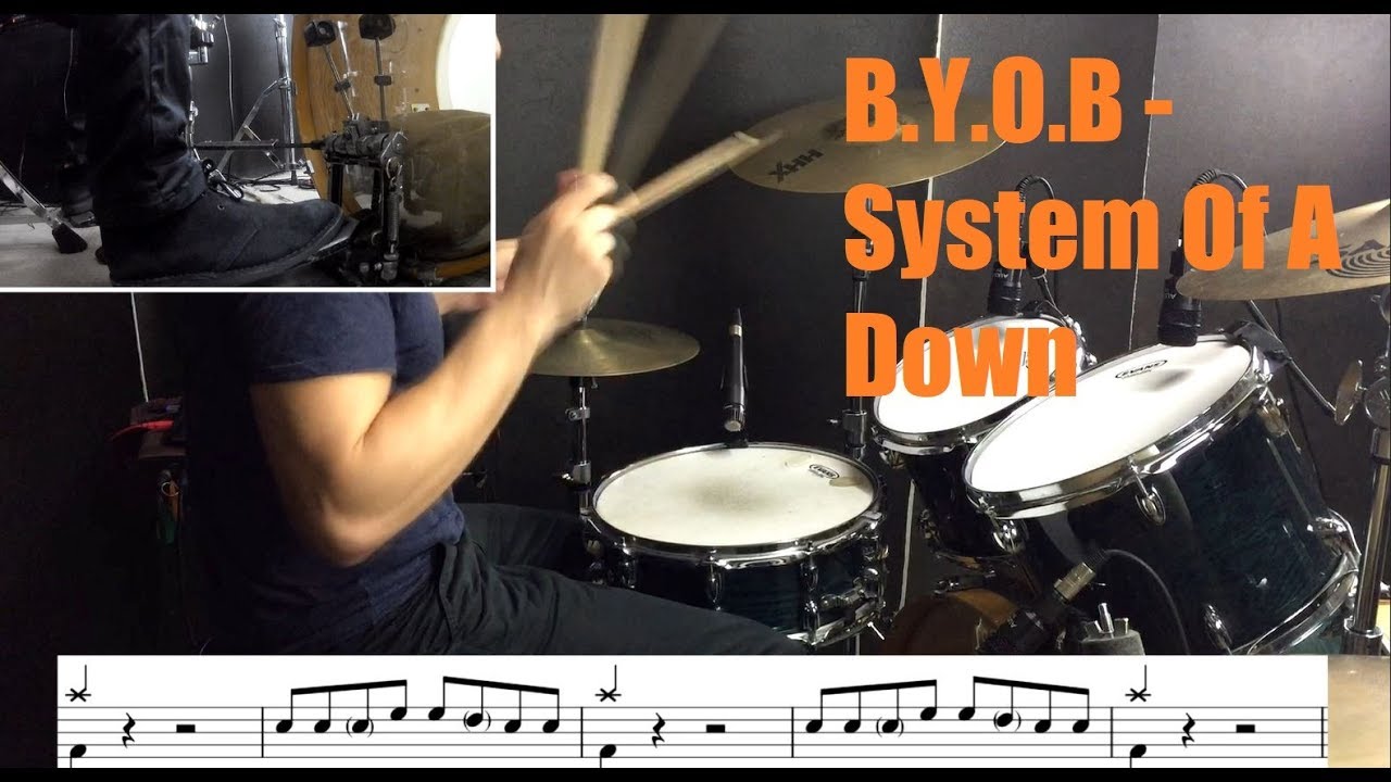 B.Y.O.B Drum Tutorial - System Of A Down