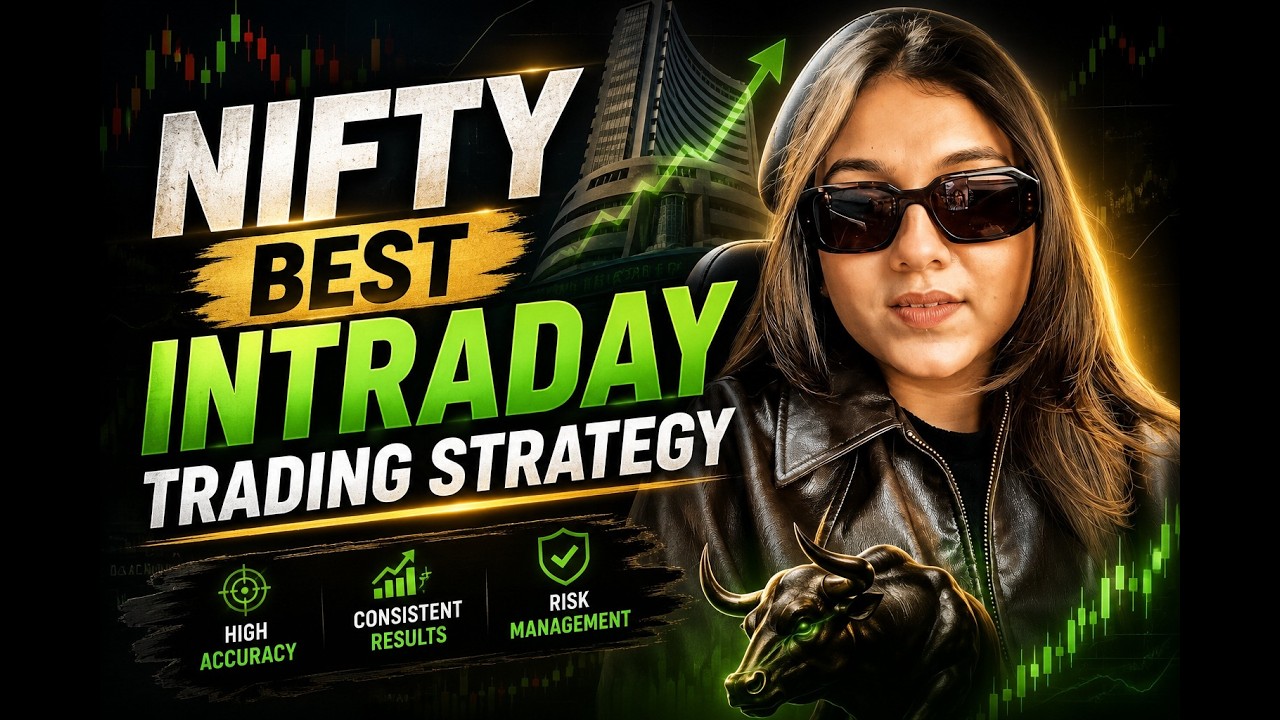 NIFTY Best Intraday Trading Strategy🔥 | High Accuracy Setup for Beginners & Traders | TanishaGarg101