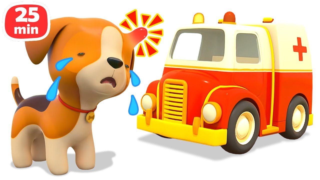 Harvest time at the farm with Helper cars! Tractors, manipulators and farm animals save the day!