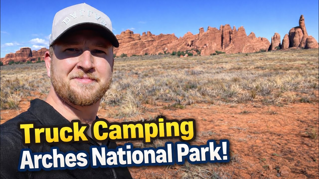 Arches and Canyonland National Park! Truck Camping the Utah Badlands!