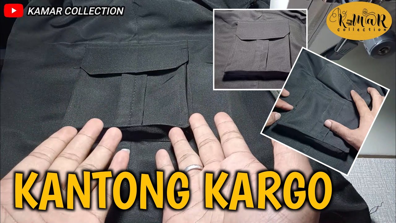 tutorial membuat kantong kargo - tutorial how to make a cargo bag