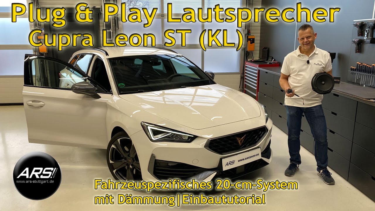Cupra Leon KL neue Lautsprecher | 20cm Lautsprechersystem mit Dämmung nachrüsten | Einbaututorial