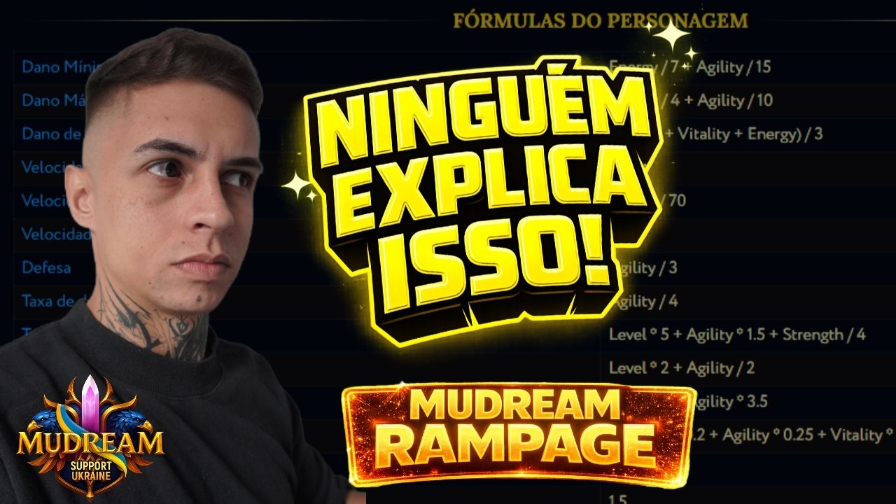Guia Definitivo das Builds — Todas as Fórmulas Explicadas | Mudream Rampage