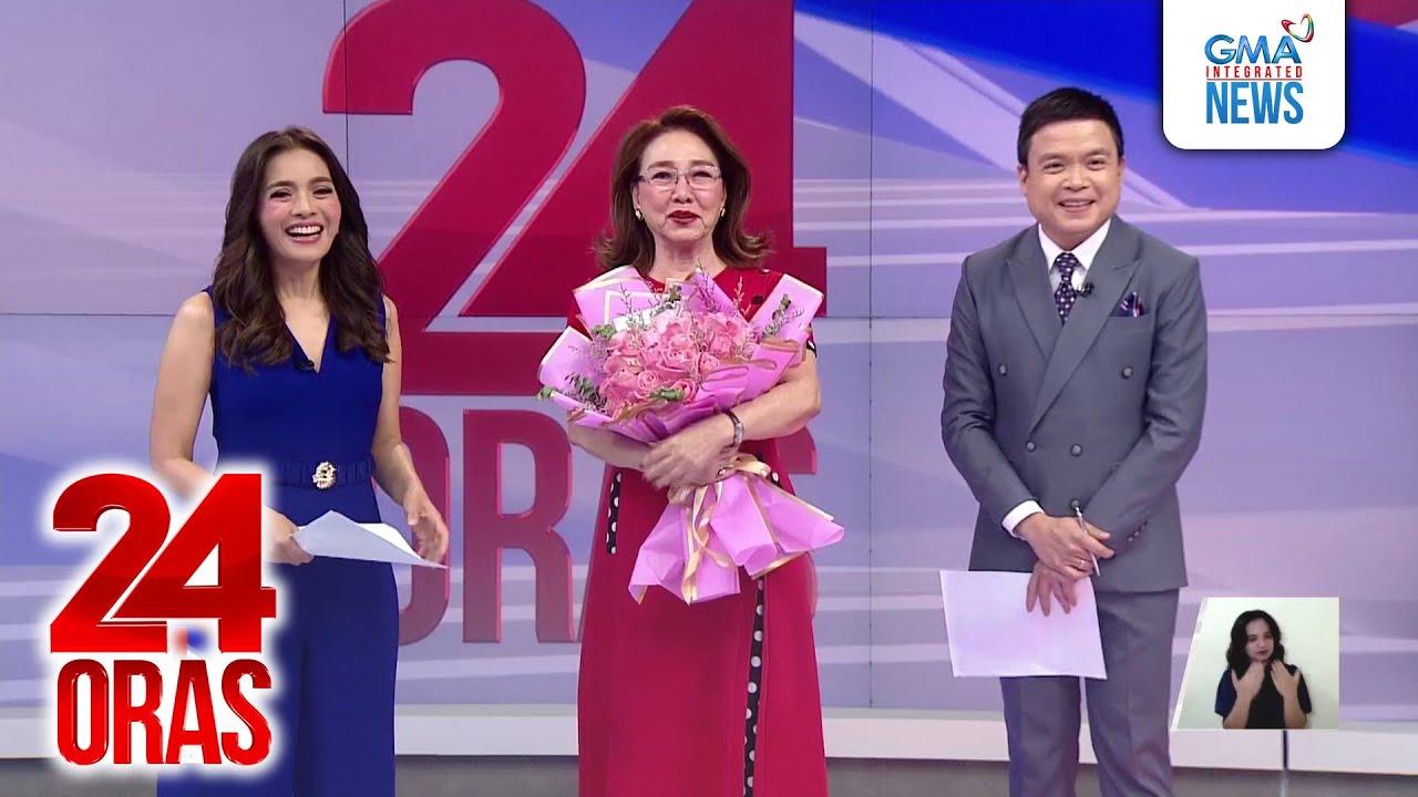24 Oras anchors, bumati ng advanced happy birthday kay Mel Tiangco | 24 Oras