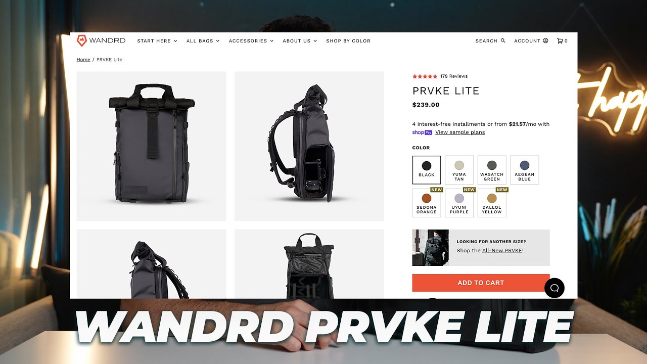 WANDRD PRVKE LITE | The Best Camera Bag for City Life?