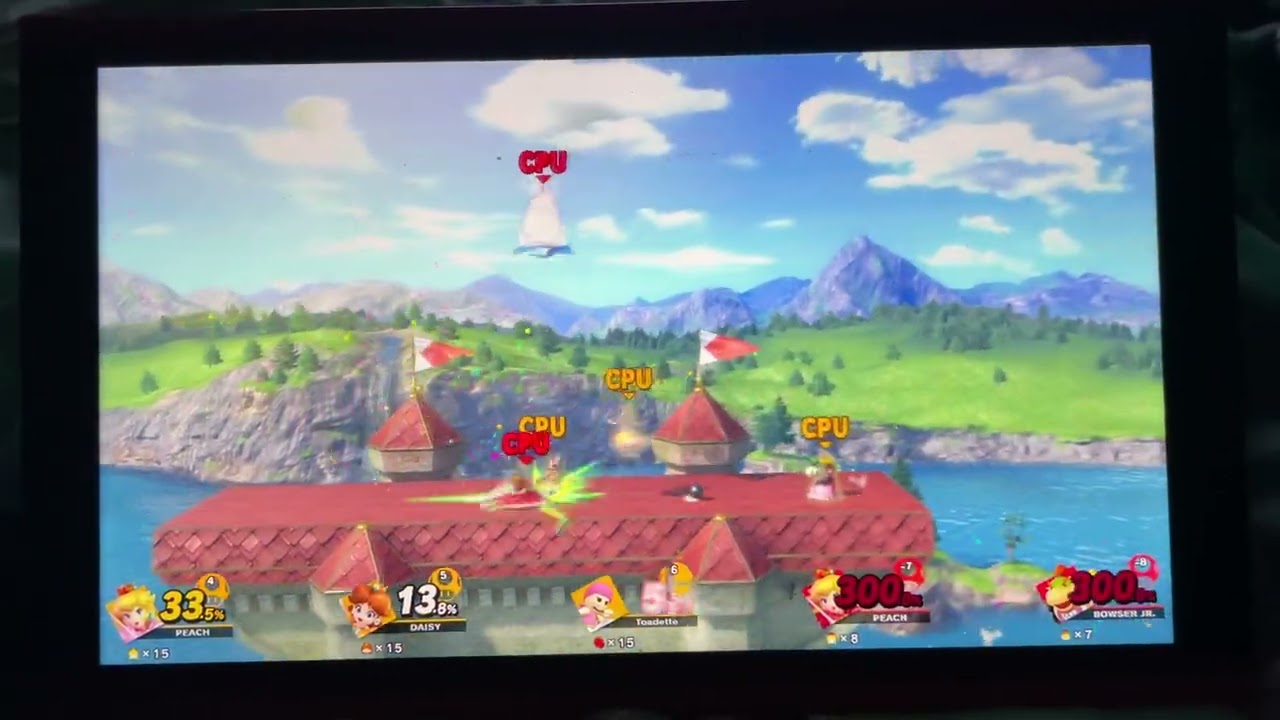 SSBU - Peach, Daisy & Toadette (Mii) vs Pauline & Bowser Jr