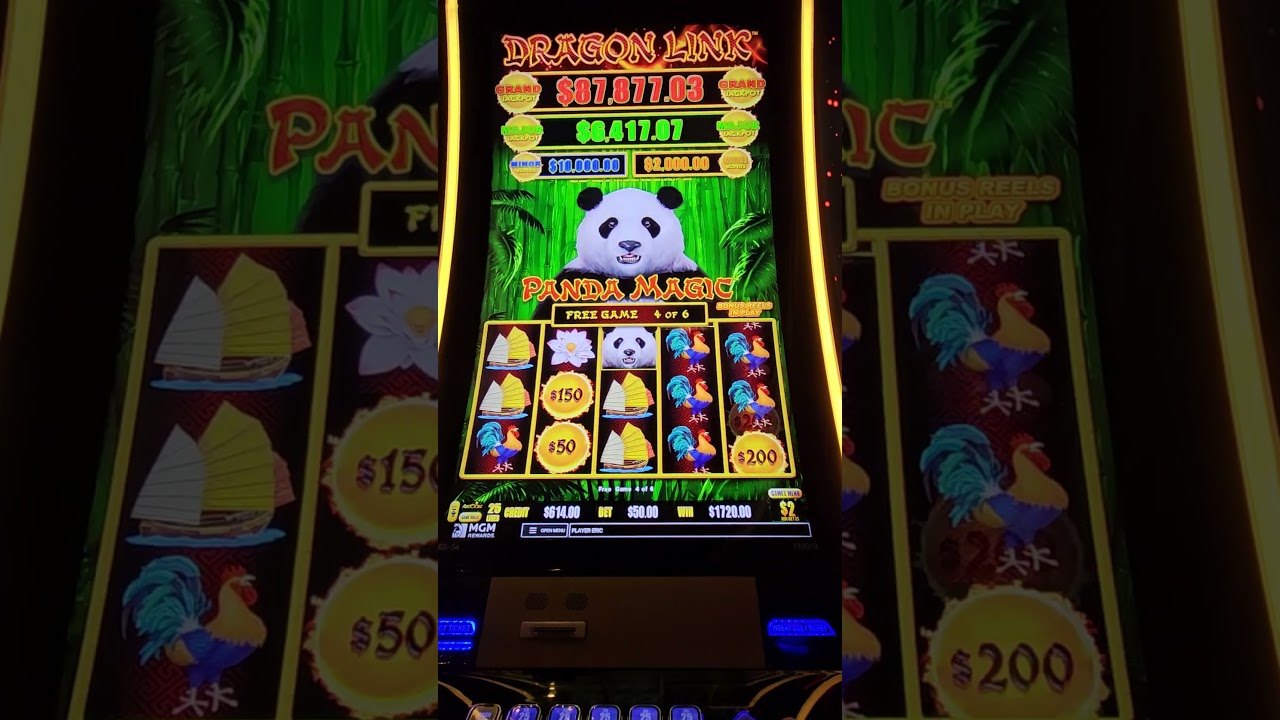 Even Panda Magic Was in the Mood to Give #slot #casino #handpay #dragonlink #jackpot