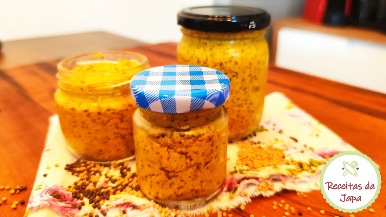 Como fazer MOSTARDA em casa - MOSTARDA l'ancienne