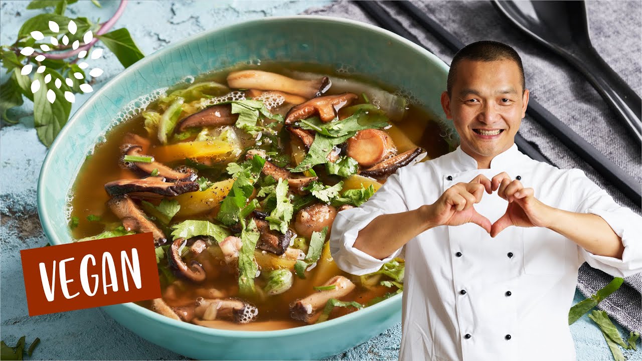 Authentische thailändische CHINAKOHL-SUPPE 🇹🇭 🍜 | Vegan