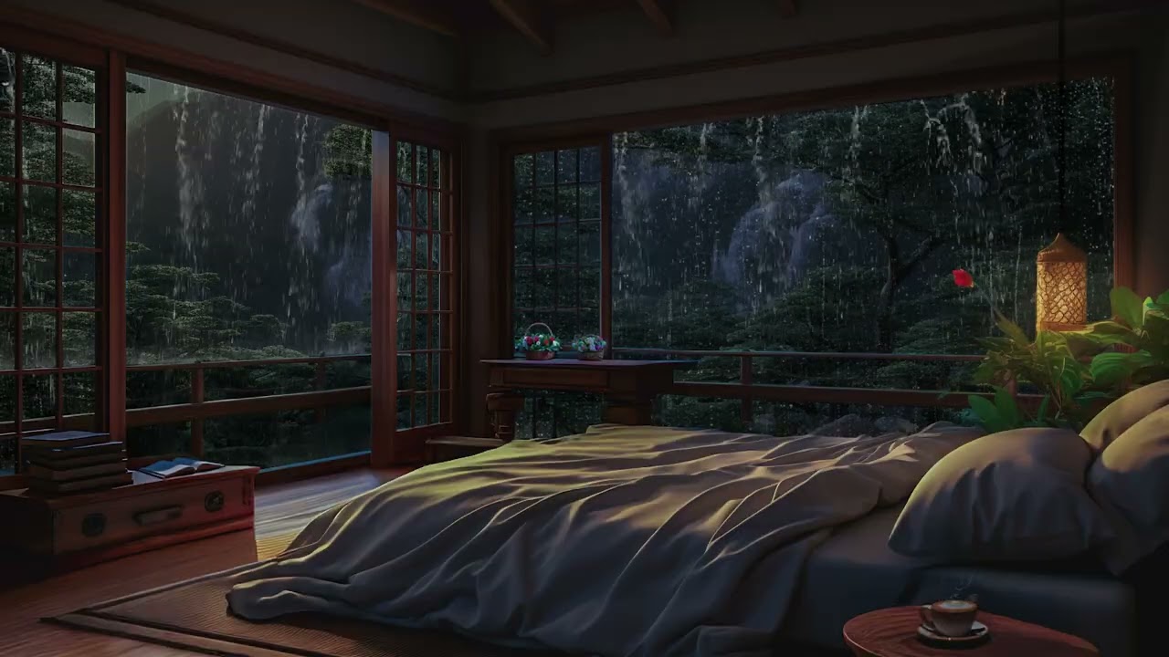 Gentle Piano with Rain Sounds for Deep Work (3+ Hours)