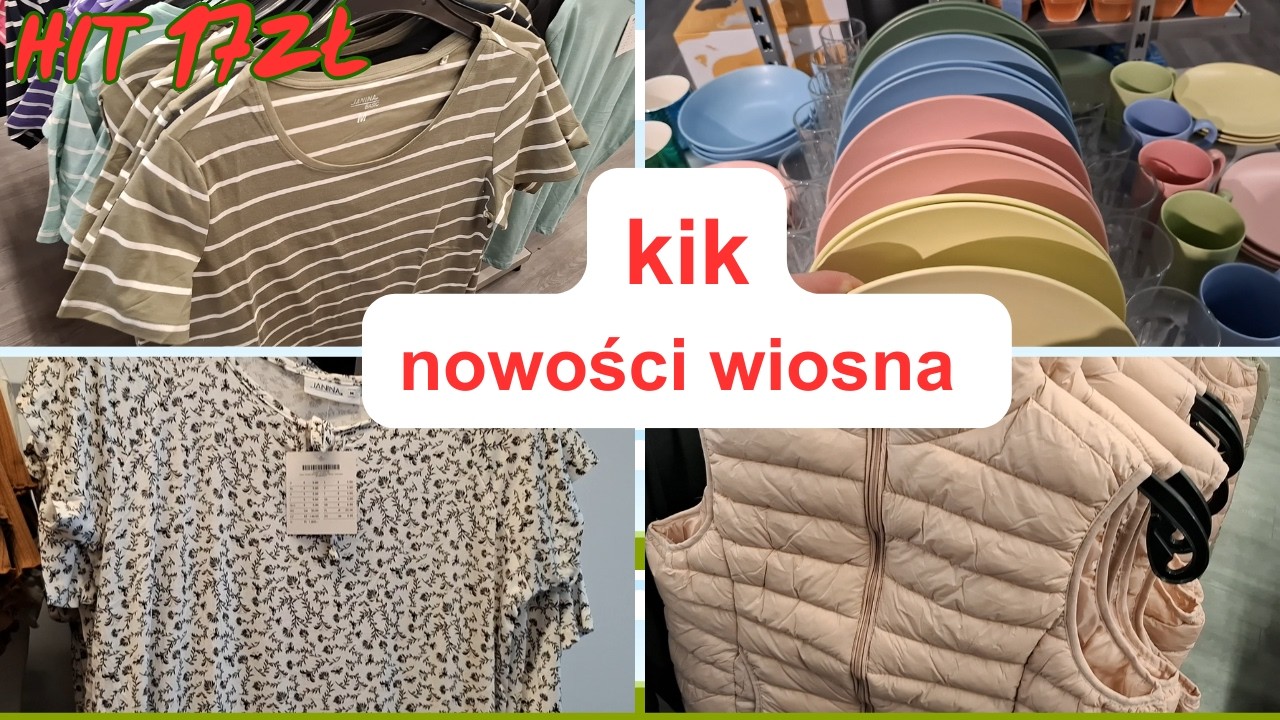 KIK NOWOŚCI PRZEGLĄD UBRAŃ  - SAME PEREŁKI NA WIOSNĘ!