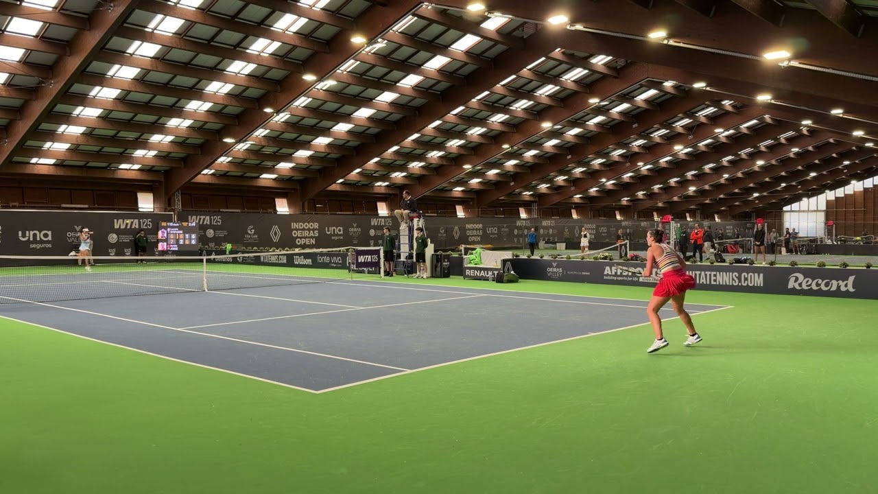 Matilde Jorge d. Lucrezia Stefanini — QF Women's Indoor Oeiras Open