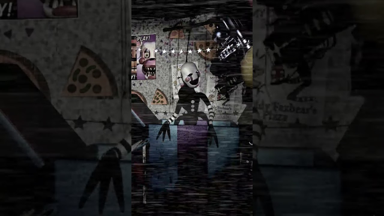 Puppet Tries To Exit His Music Box FNaF in Real Time Animated