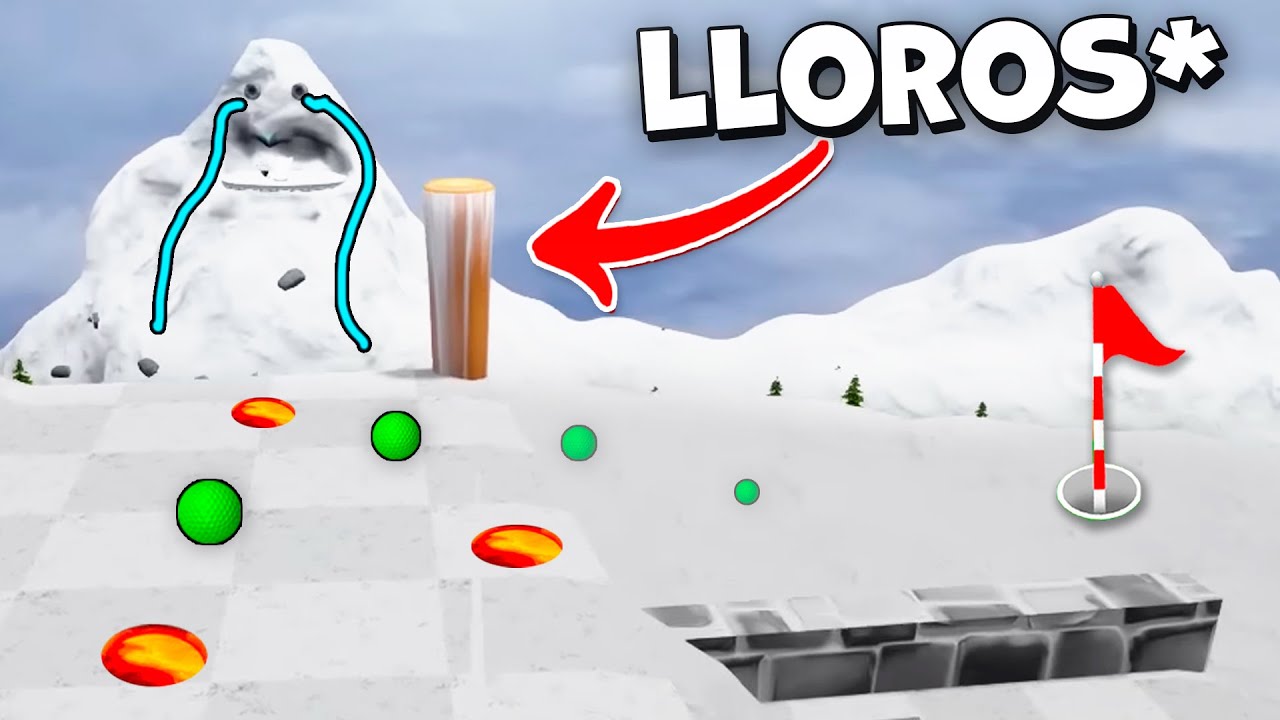 Juego el mapa con más LLOROS de GOLF IT