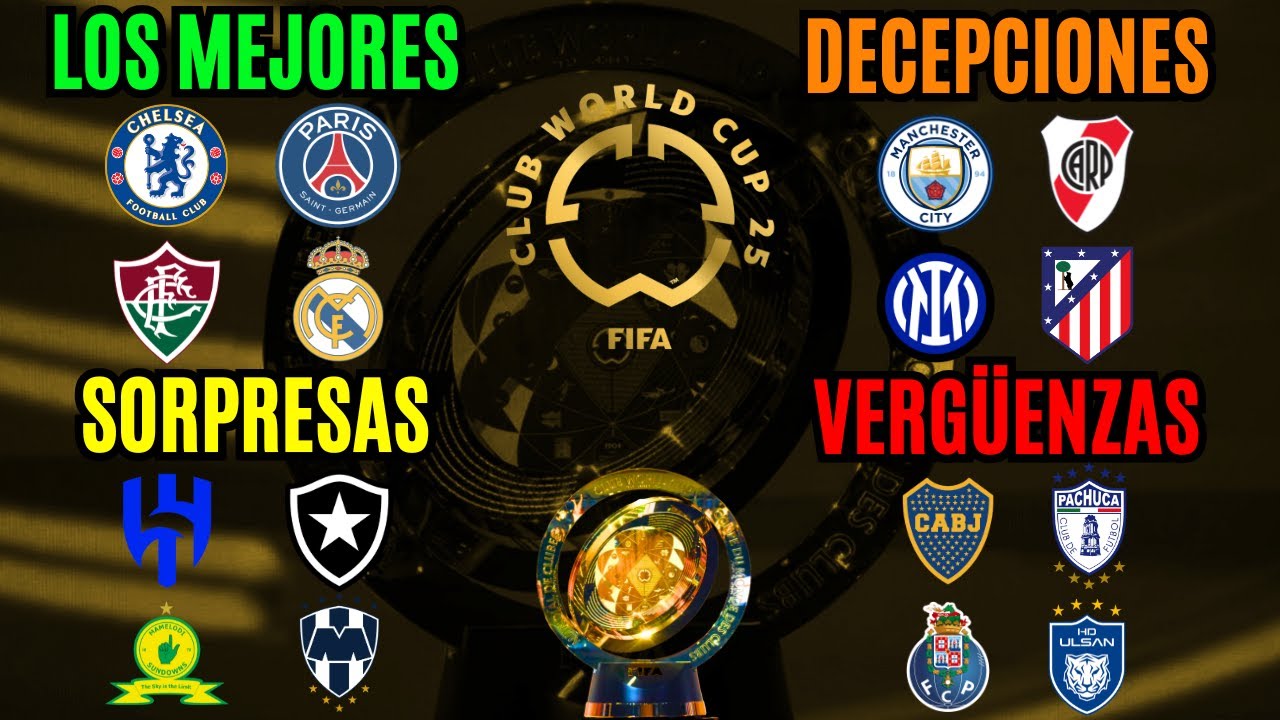 El RANKING FINAL de los 32 equipos del MUNDIAL DE CLUBES 2025
