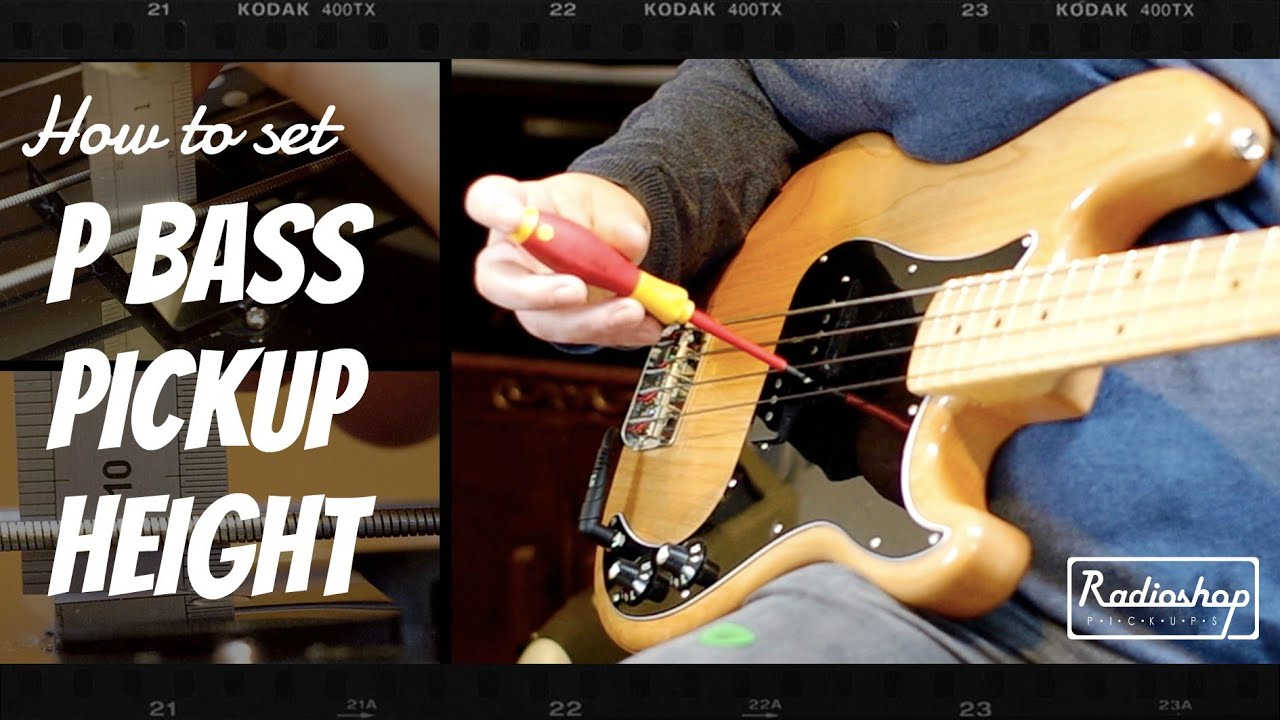 Как установить высоту звукоснимателя P Bass