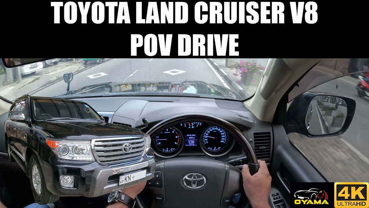 Toyota Land Cruiser Sahara V8 VDJ200 POV Drive in Sri Lanka (Oyama Trading Company)