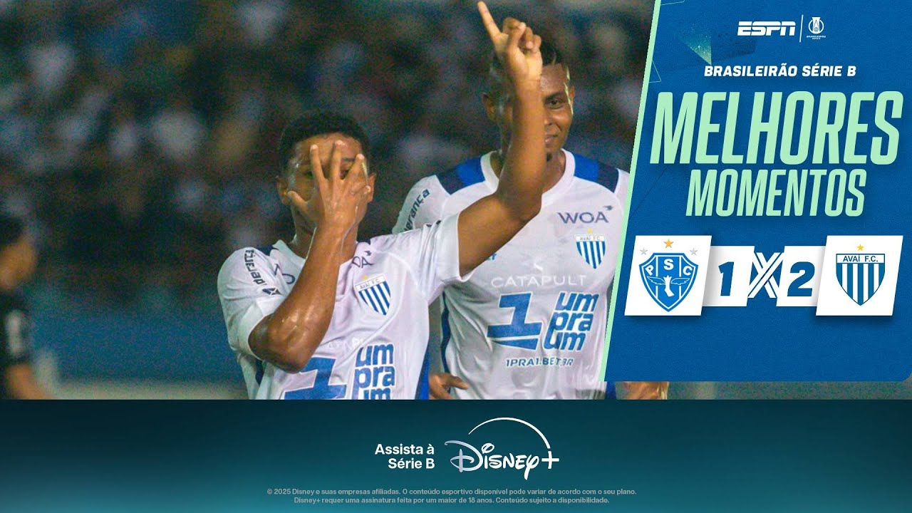 AVA&Iacute; DECIDE NO 1&ordm; TEMPO E AFUNDA O PAYSANDU NA S&Eacute;RIE B | MELHORES MOMENTOS