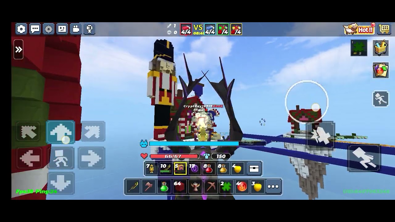 Just playing bedwars 