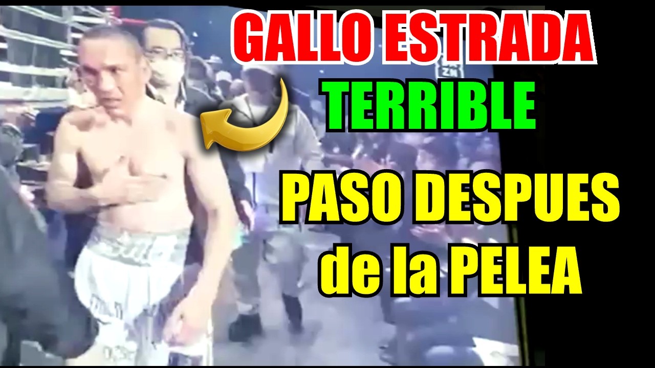 🚨ULTIMA HORA💥gallo Estrada🧨La TERRIBLE SITUACION del GALLO👉PERO lo que PASO DESPUES IMPACTO a TODOS💥