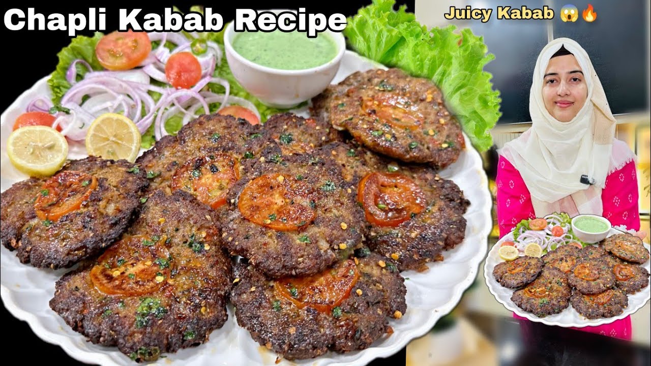 Chapli Kabab Recipe 😱🔥 Crispy & Juicy Pakistani Street Style Kabab at Home | Easy Method!