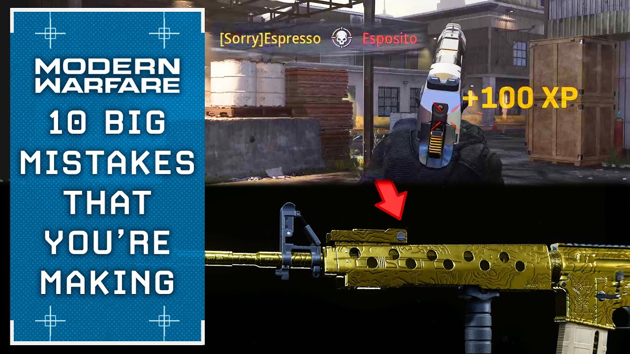 Modern Warfare: *10 BIG MISTAKES* You Make & How to Correct Them