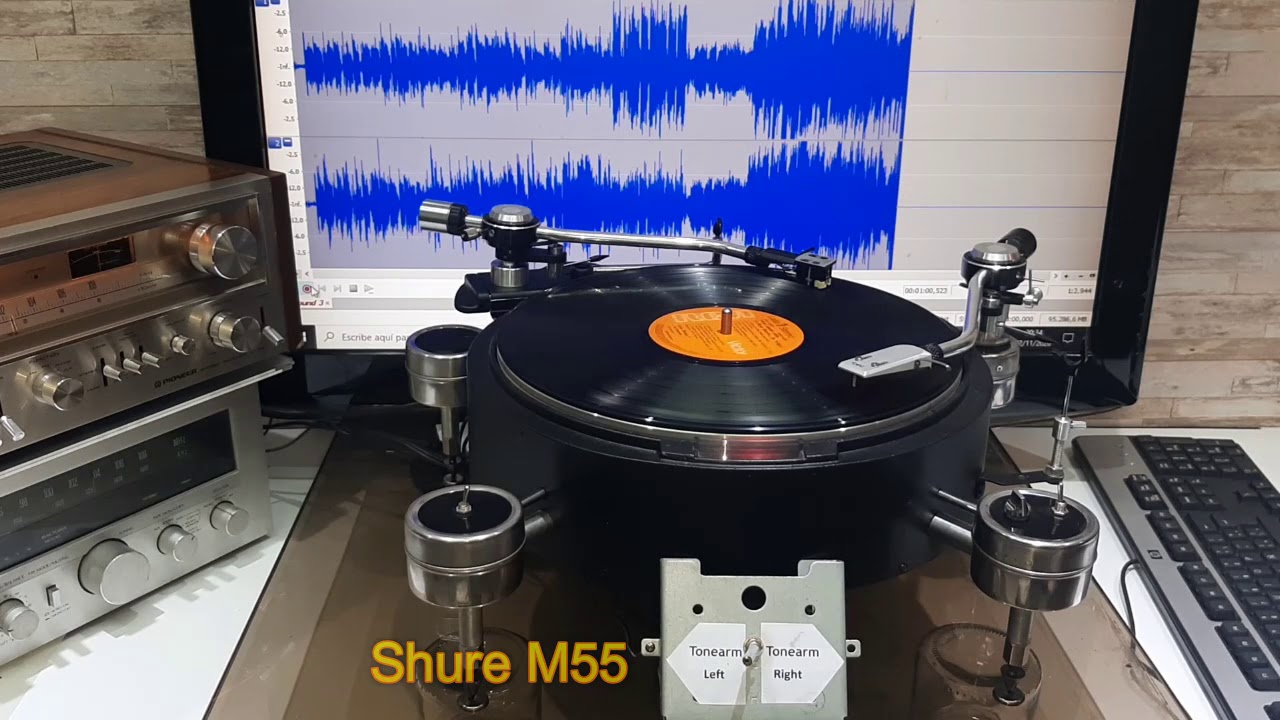 Shure M55  Vs. Ortofon 2M Red.