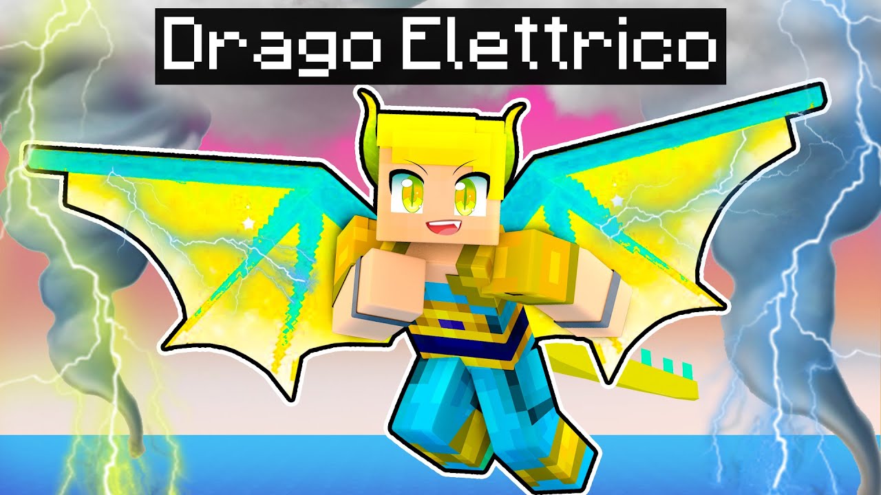 Divento Il DRAGO Elettrico Su Minecraft!