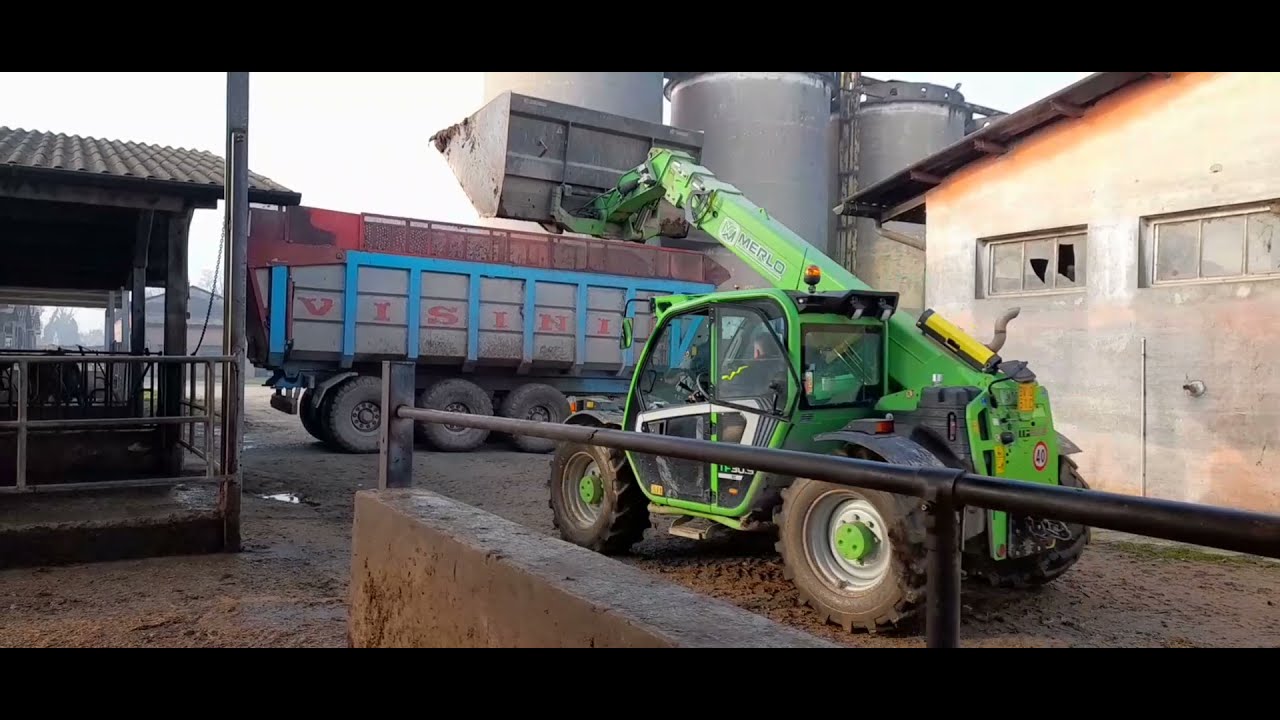 Pulizia Stalle|Carico Letame Merlo TF 30.9