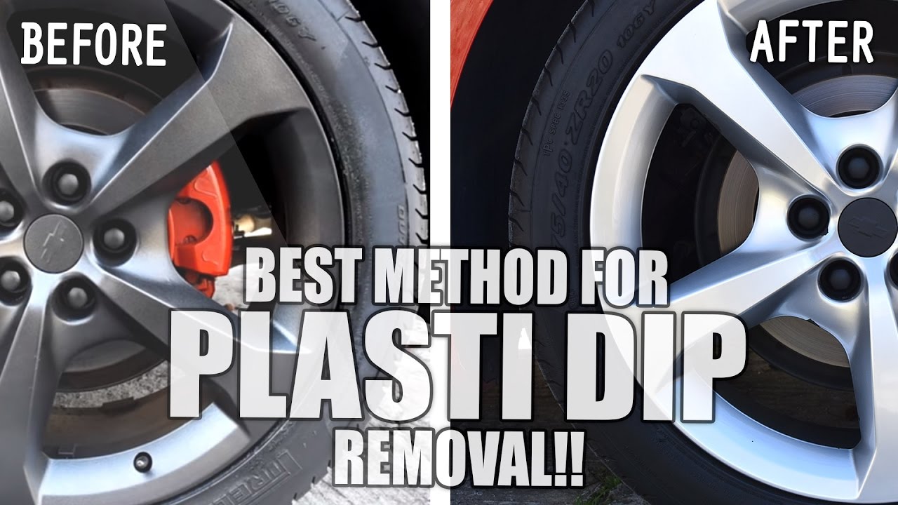 How to Remove Plasti Dip From Rims : WD40 , GooGone & Tire Wet! (SUPER EASY METHODS)