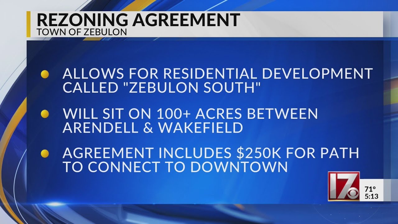 Zebulon approves zoning for new residential development