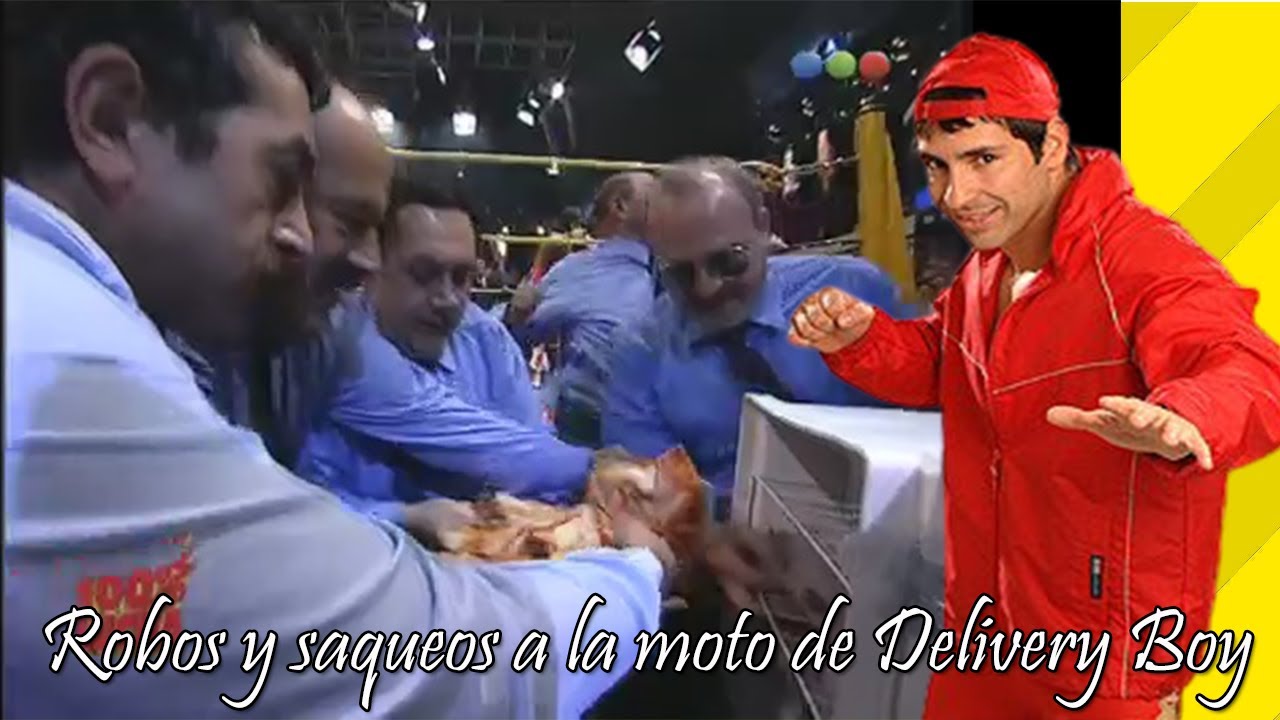 100% Lucha - Robos y saqueos a la moto de Delivery Boy