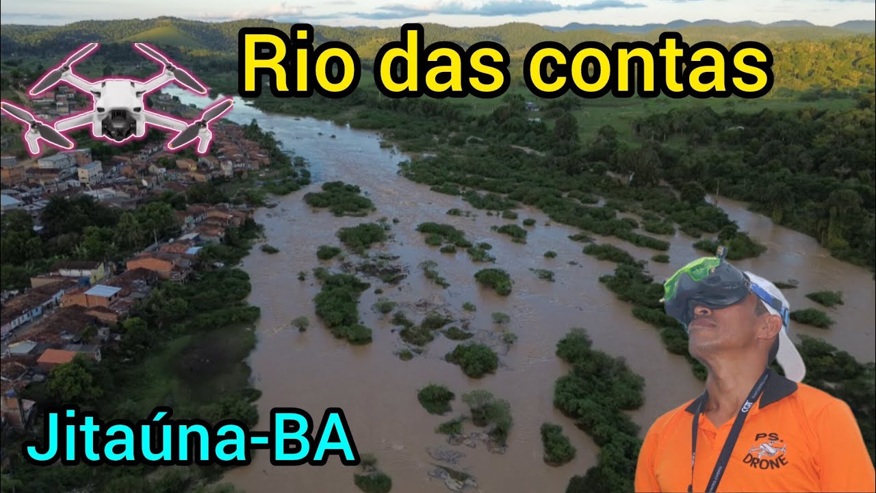 Rio das contas em Jitaúna (voo 839)